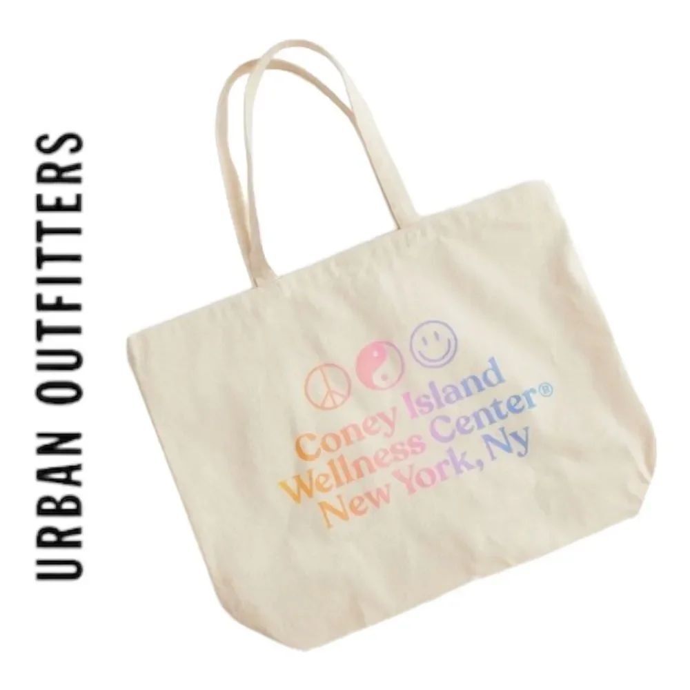 NEW Coney Island Picnic Urban Outfitters UO Wellness Center Tote Bag